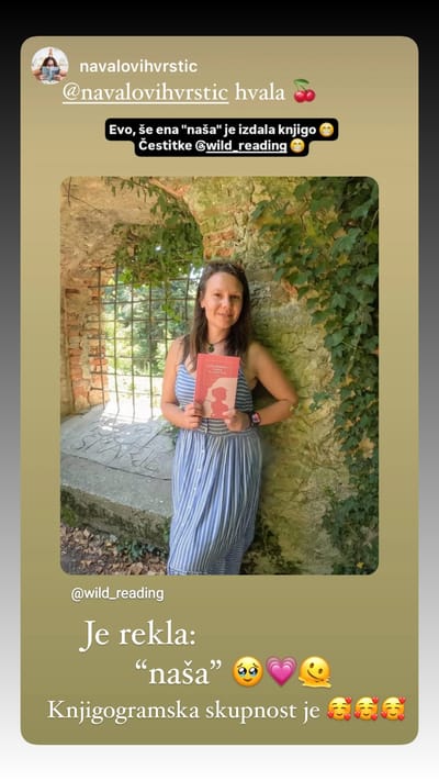 Bralec deli vtise o knjigi